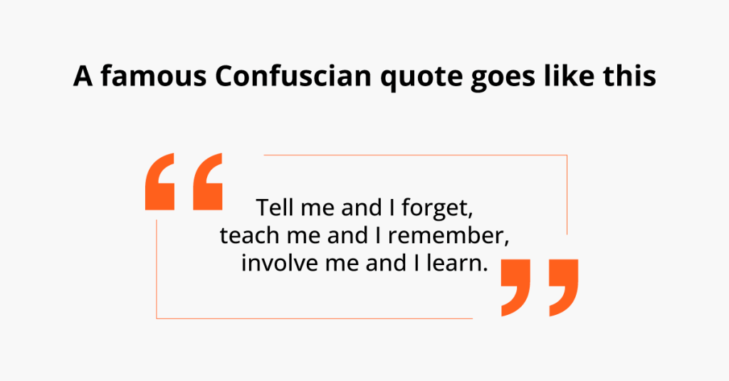 Famous Confuscian quote